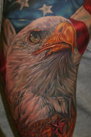 Tim Harris - American Eagle Detail Shot